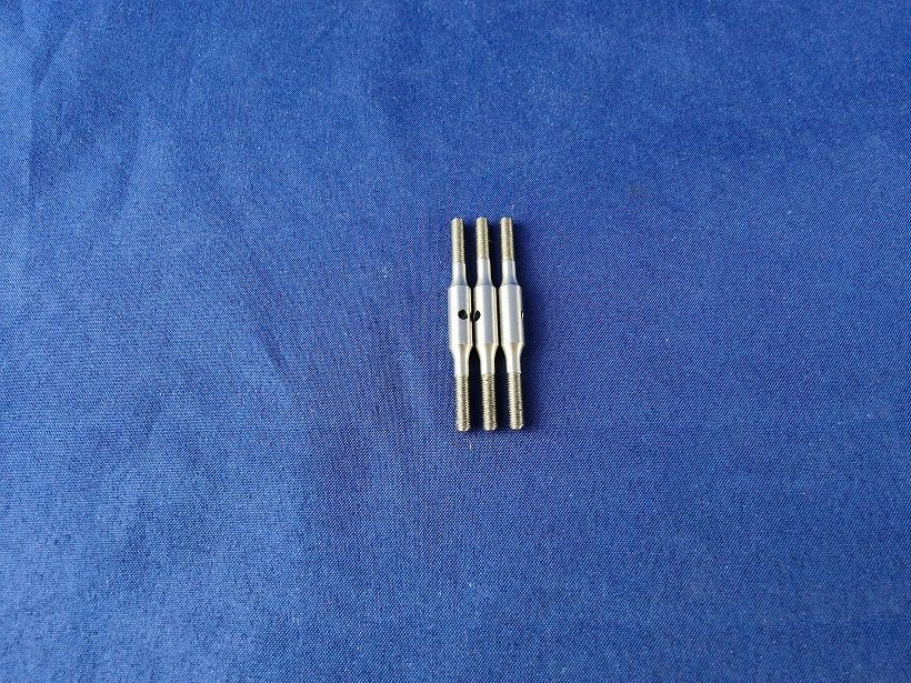 #X-9100-45-M3-3;  Gestänge 45mm M3 für 3-Blatt Rotorkopf (3 Stück)