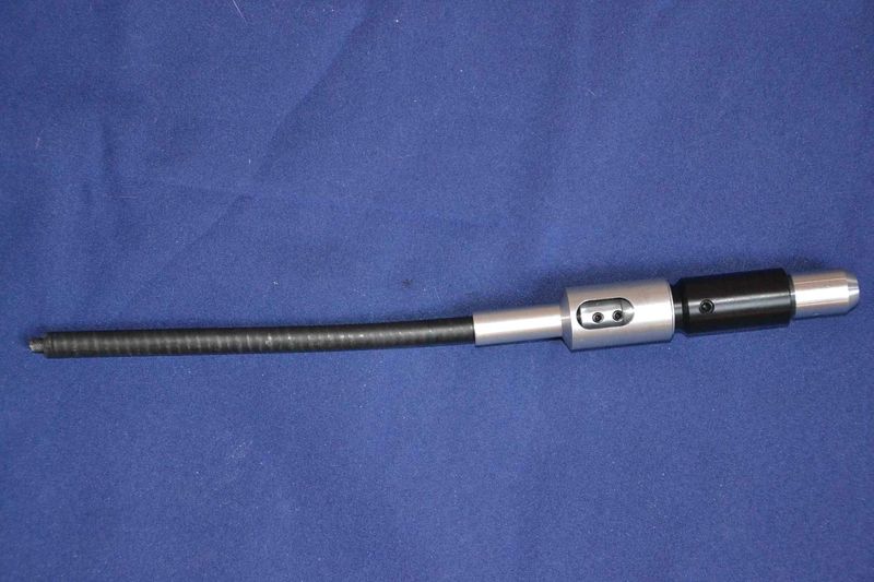 #9020-2;    Flexwellenanschluß mit Kardankupplung (Kardanglocke ø8mm fest, Kardankochenanschluß wahlw. für ø5mm, ø6mm oder ø8mm)