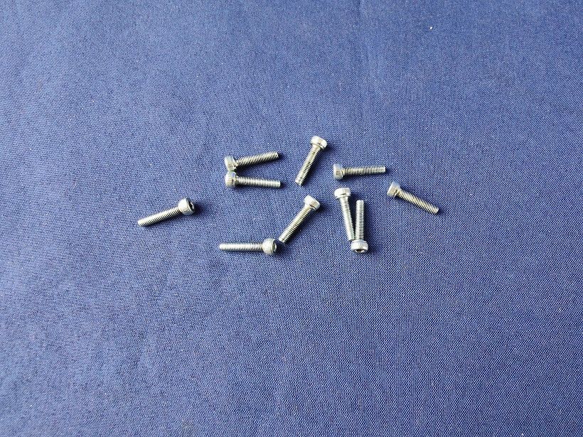 #M2,5-12-912-129-V-10;  ISK M2,5 x 12   DIN 912 12.9  (10 Stück) verzinkt