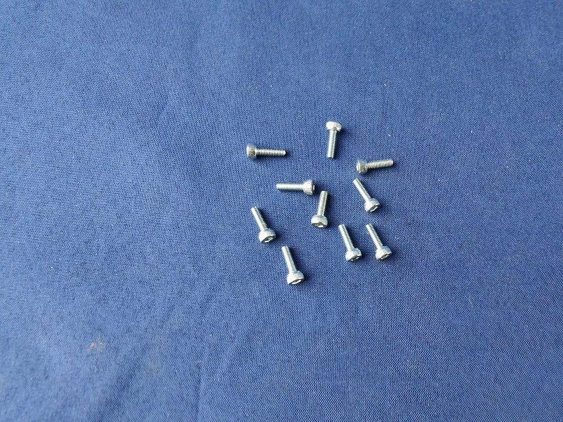 #M2,5-8-912-129-V-10;  ISK M2,5 x 8   DIN 912 12.9  (10 Stück) verzinkt