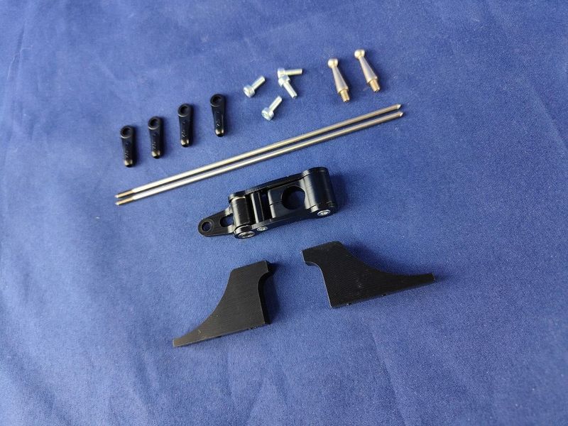 #8400-FBL-S;   Genesis-Umbausatz-Kit für FBL 2-Blatt Rotorkopf (Paddel auf Flybarless)