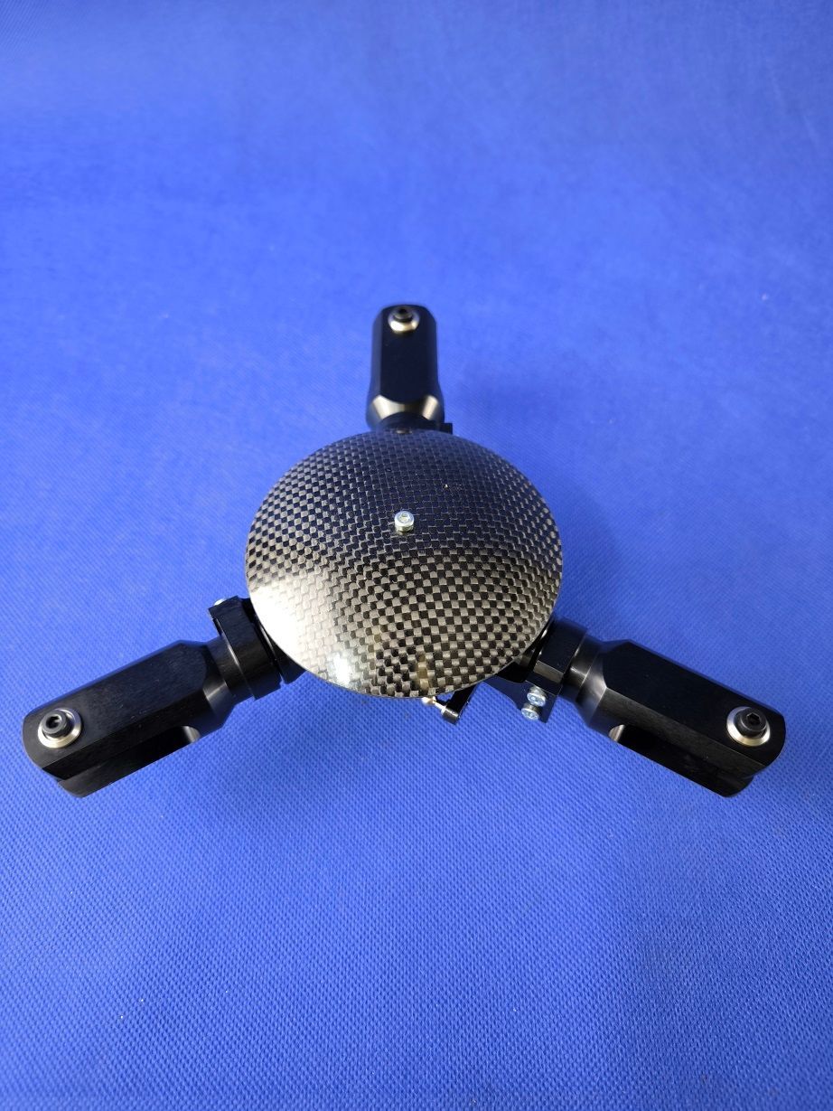 #2000-3-12-S; 3-Blatt Rotorkopf  700/800 Serie   ø12mm in SCHWARZ