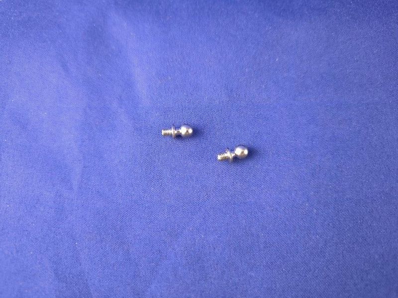 #5052-2; Kugelkopf ø4,8 x 4,5mm M3x3mm (2 Stück) #5052-2; Kugelkopf ø4,8 x 4,5mm M3x3mm (2 Stück)