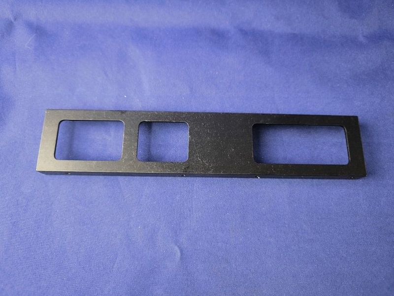 #0303-S; Mechanikfrontteil #0303-S; Mechanikfrontteil "Spant" "schwarz"