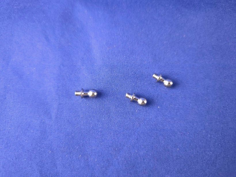 #5051-3;   Kugelkopf ø4,8 x 5,5mm M3x3mm  (3 Stück)