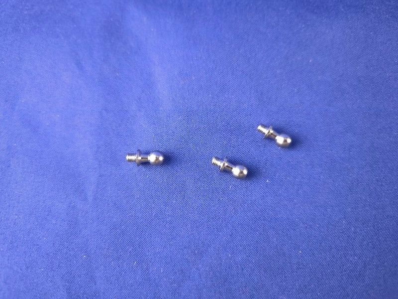#5051-3; Kugelkopf ø4,8 x 5,5mm M3x3mm (3 Stück) #5051-3; Kugelkopf ø4,8 x 5,5mm M3x3mm (3 Stück)