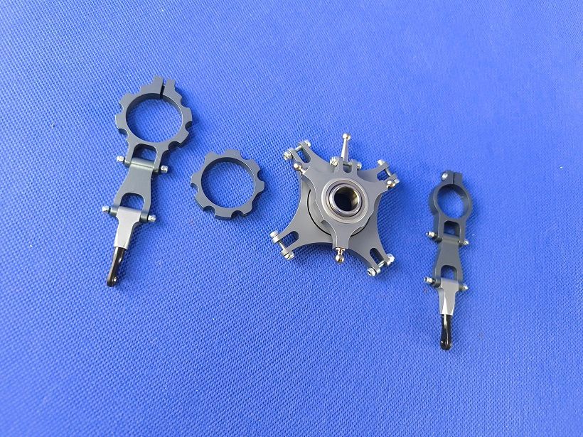 #7300-12-LA;  Taumelscheibe und 2x TS-Mitnehmer + Abschlußring LAMA Serie