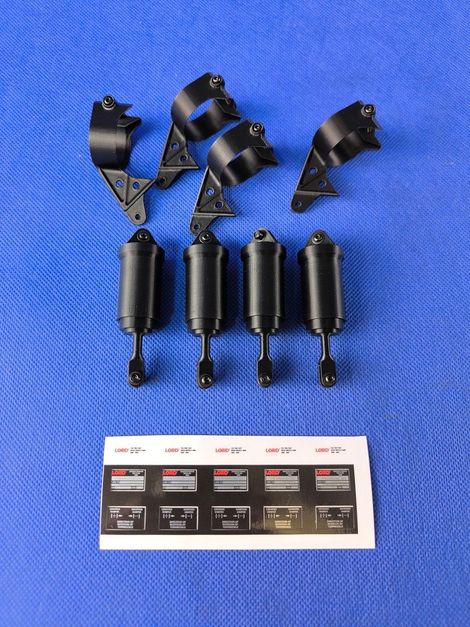 #12000-4-H;  Dämpfer-Kit für 4-Blatt Rotorkopf der Version S 1000 Serie