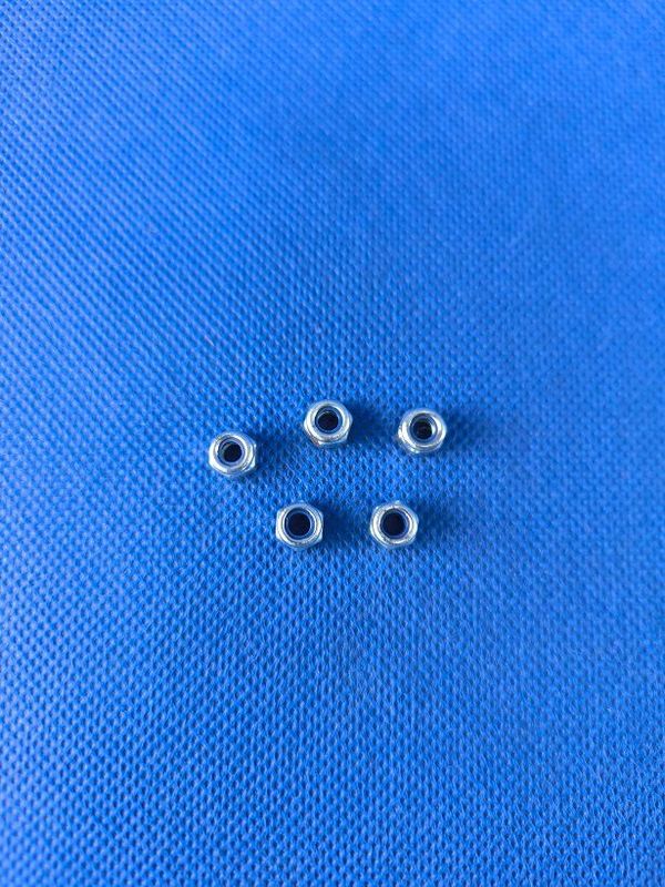 #M4-SM-985-5; Stop-Mutter M4 DIN 985 (5 Stück) verzinkt #M4-SM-985-5; Stop-Mutter M4 DIN 985 (5 Stück) verzinkt
