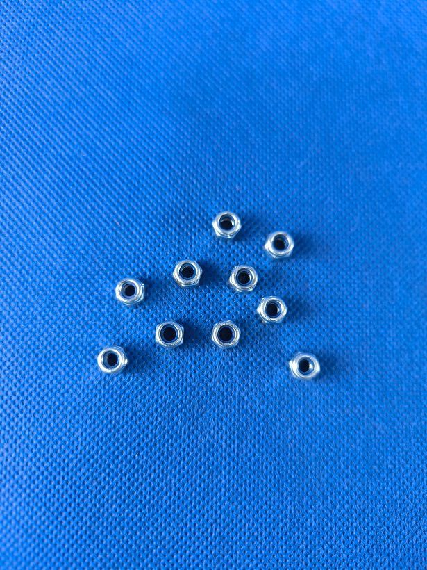 #M4-SM-985-10;  Stop-Mutter M4 DIN 985 (10 Stück) verzinkt
