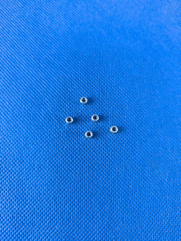 #M2-SM-985-5;  Stop-Mutter M2 DIN 985 (5 Stück) verzinkt