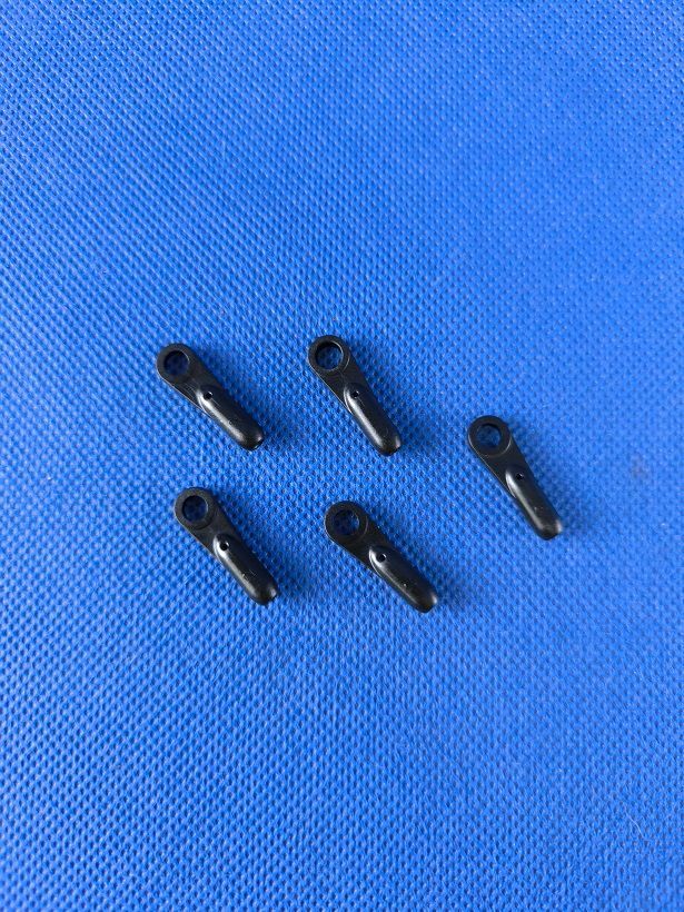 #9800-2,5-5;   Kugelclips Größe 2,5 (M2,5) f. ø4,8mm Kugel (5 Stück)