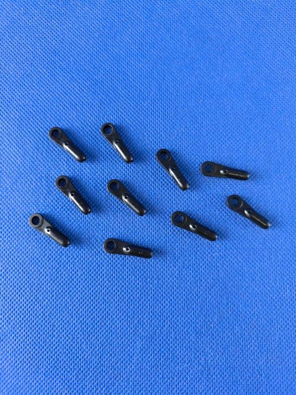 #9800-2,5-10;   Kugelclips Größe 2,5 (M2,5) f. ø4,8mm Kugel (10 Stück)