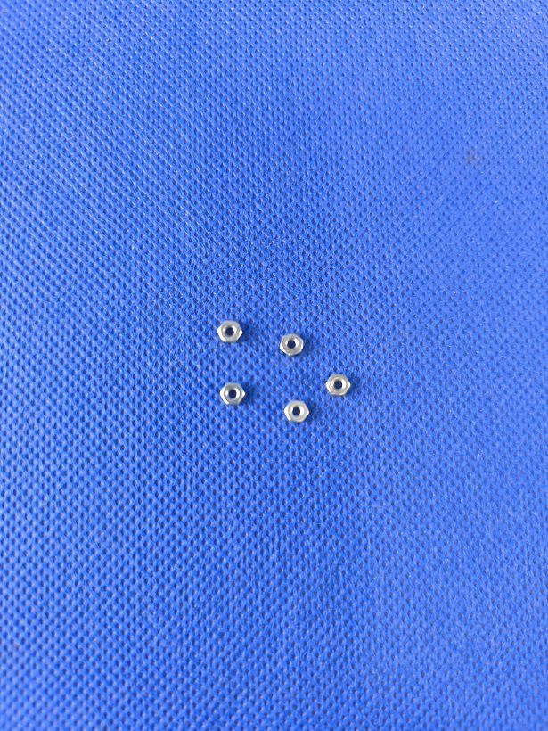 #M2-934-5;  Mutter M2 DIN 934 (5 Stück) verzinkt