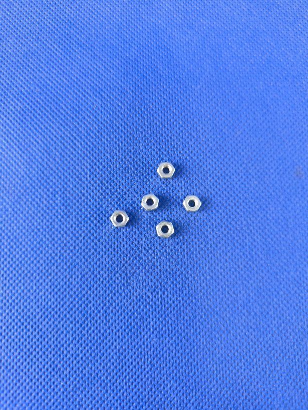 #M3-934-5;  Mutter M3 DIN 934 (5 Stück) verzinkt