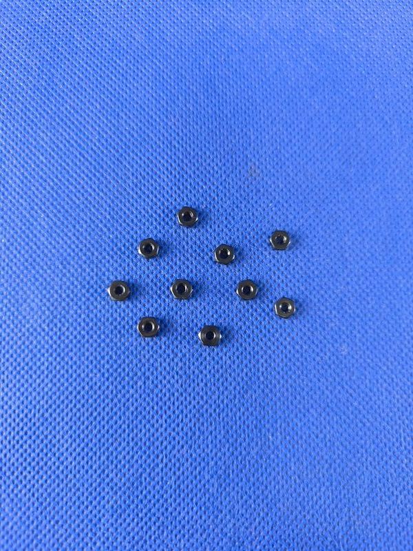 #M2,5-934-S-10; Mutter M2,5 DIN 934 (10 Stück) schwarz #M2,5-934-S-10; Mutter M2,5 DIN 934 (10 Stück) schwarz
