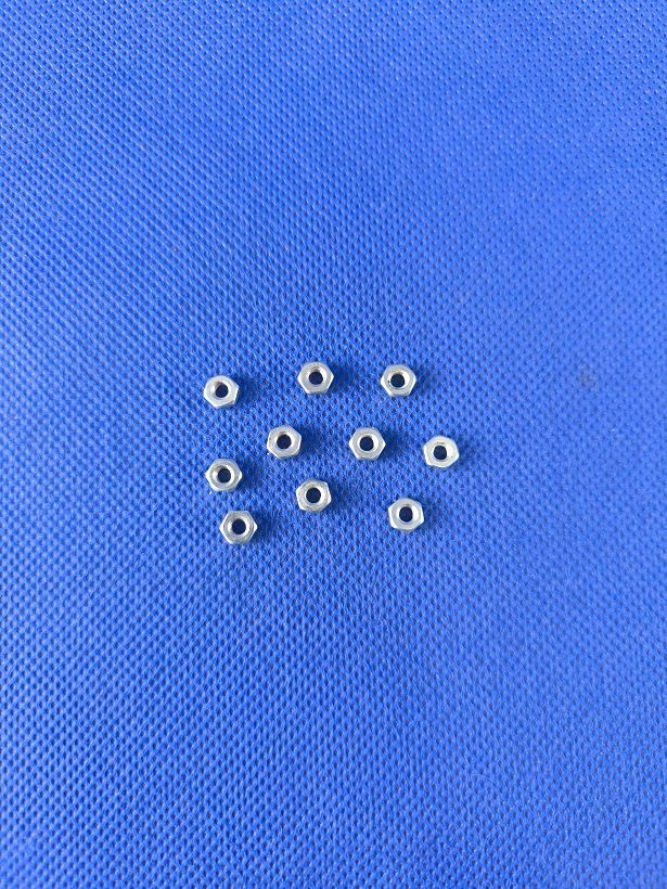#M3-934-10;  Mutter M3 DIN 934 (10 Stück) verzinkt