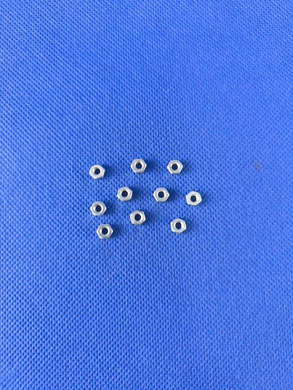 #M3-934-10; Mutter M3 DIN 934 (10 Stück) verzinkt #M3-934-10; Mutter M3 DIN 934 (10 Stück) verzinkt