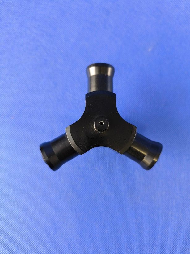 #2100-3-10-S; 3-Blatt Rotorkopfzentralstück für ø10mm "Rotorwelle" in Schwarz