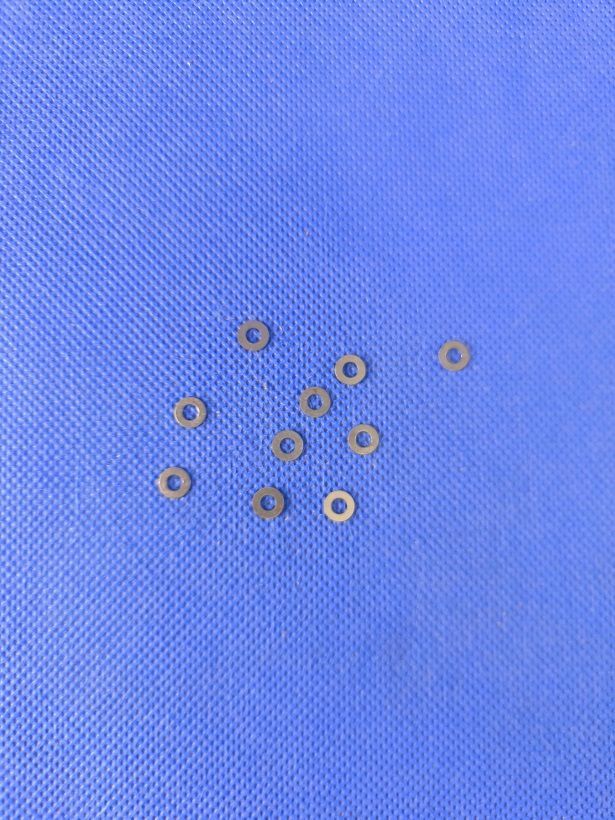 #PA-3-6-0,2-10;  Passcheibe 3 x 6 x 0,2  (10 Stück)