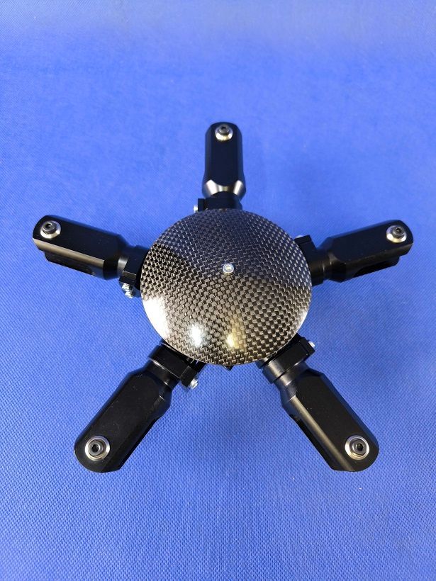 #2000-5-12-S; 5-Blatt Rotorkopf  700/800 Serie   ø12mm in SCHWARZ
