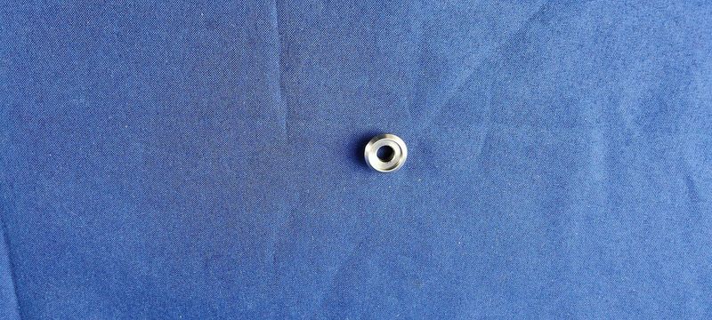 #1109-5; VA Buchse für ø5mm für Blatthalteschraube M5 #1109-5; VA Buchse für ø5mm für Blatthalteschraube M5