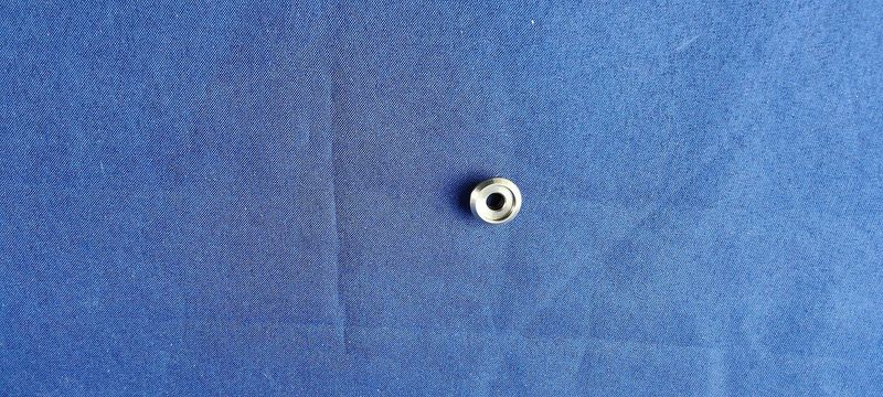 #1109-4; VA Buchse für ø4mm für Blatthalteschraube M4 #1109-4; VA Buchse für ø4mm für Blatthalteschraube M4