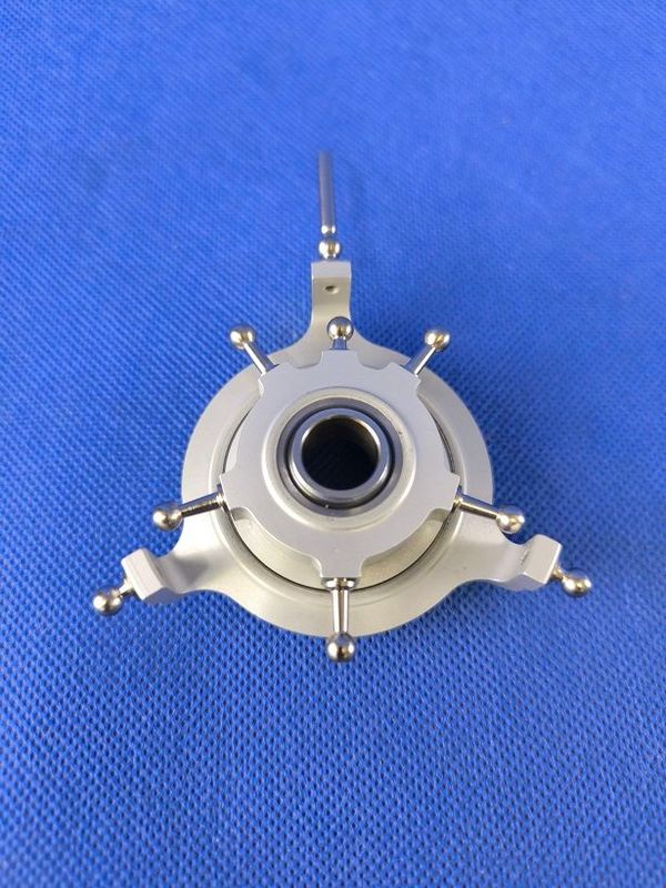 #2001-5-15; Taumelscheibe "XL"  5-Blatt; 120° (3-Punkt); für ø15mm Rotorwellen in NATUR