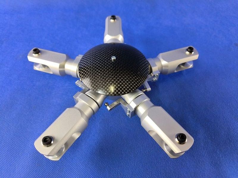 #M-3000-5-12; 5-Blatt Rotorkopf  1000 Serie  Version M  ø12mm in NATUR