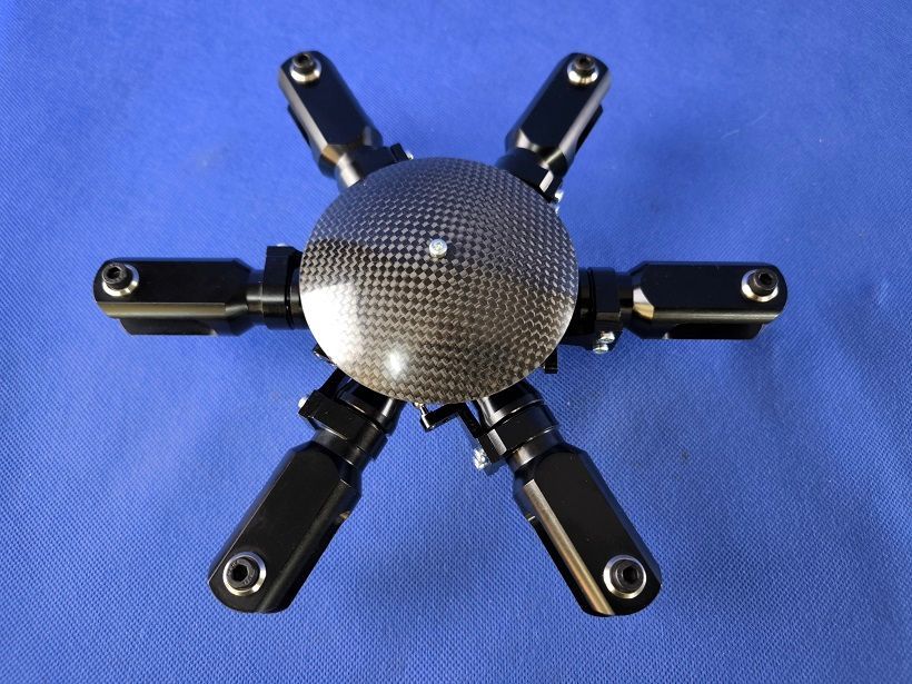 #2000-6-12-S; 6-Blatt Rotorkopf 700/800 Serie ø12mm in SCHWARZ #2000-6-12-S; 6-Blatt Rotorkopf 700/800 Serie ø12mm in SCHWARZ