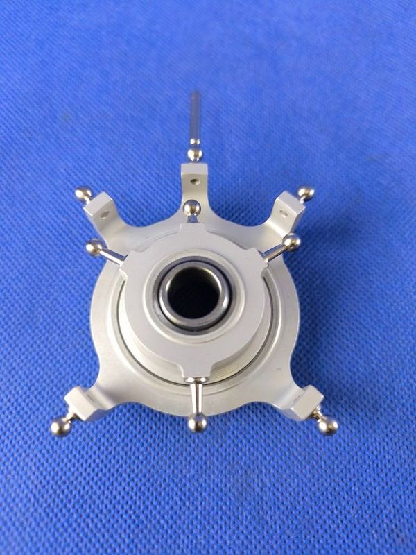 #2002-3-15; Taumelscheibe "XL"  3-Blatt; 90° (4-Punkt); für ø15mm Rotorwellen in NATUR