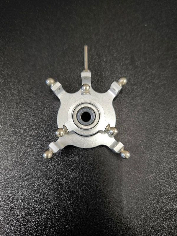 #6002-3-6; Taumelscheibe 3-Blatt; 90° (3-Punkt); für ø6mm Rotorwellen "DFC" in NATUR