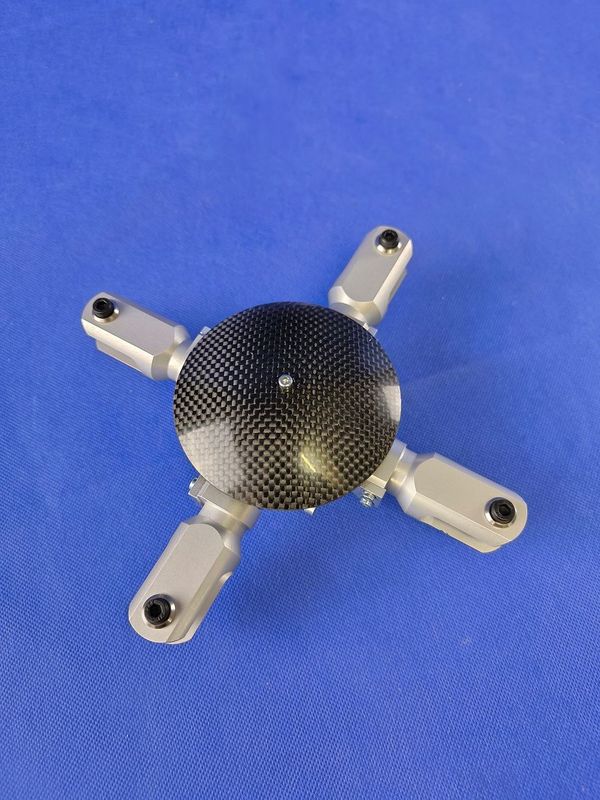 #2000-C-4-12;  4-Blatt Rotorkopf 700/800 Serie "Compact" ø12mm in NATUR