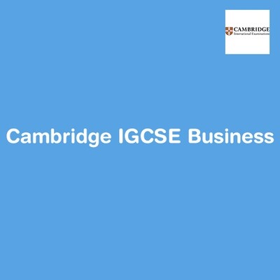 Cambridge IGCSE Business