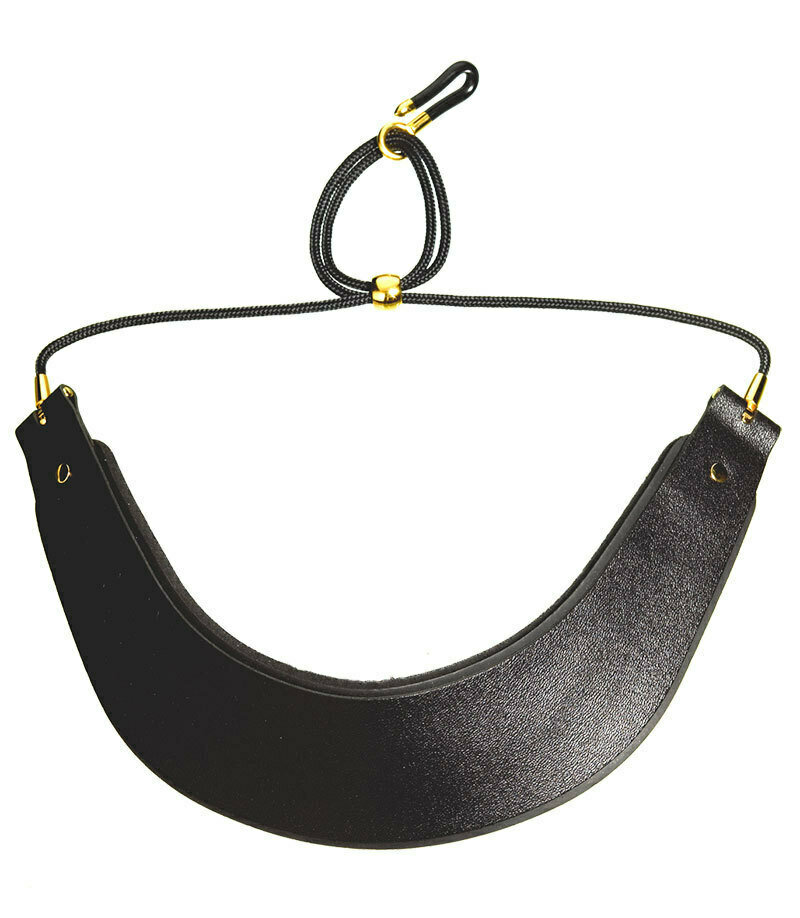 Halsgurt Crescent Wide vergoldet large