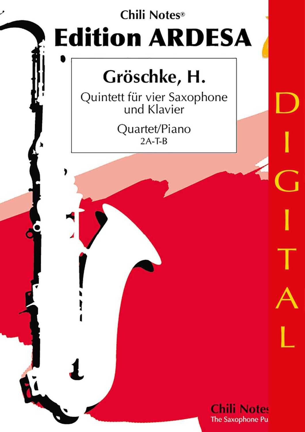 Quintett für vier Saxophone und Klavier