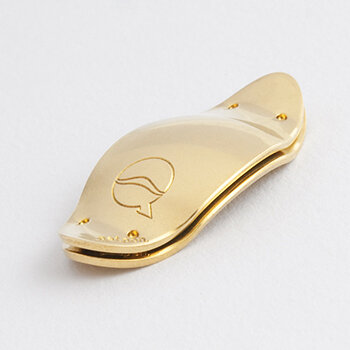 LefreQue Fine Silver/Gold plated Yellow 33 mm LefreQue Fine Silver/Gold plated Yellow 33 mm