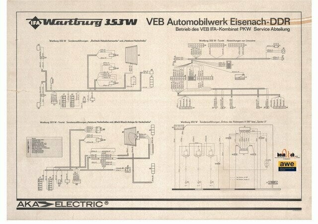 353-W-Lehrtafel-Elektrik-NS-HeizHeck-Autosuper-Tourist 353-W-Lehrtafel-Elektrik-NS-HeizHeck-Autosuper-Tourist