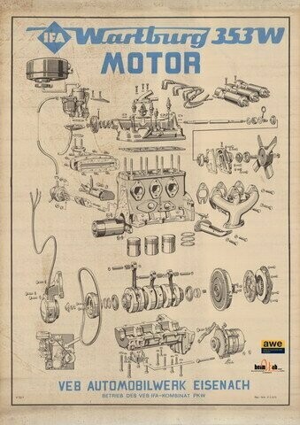 353-W-Lehrtafel-Motor 353-W-Lehrtafel-Motor