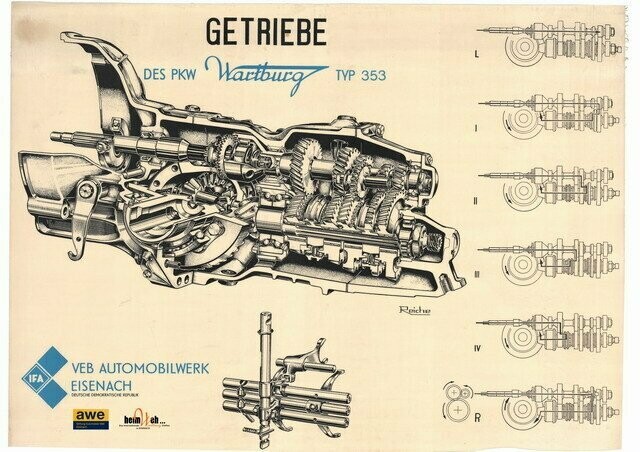 353-Lehrtafel-Getriebe 353-Lehrtafel-Getriebe