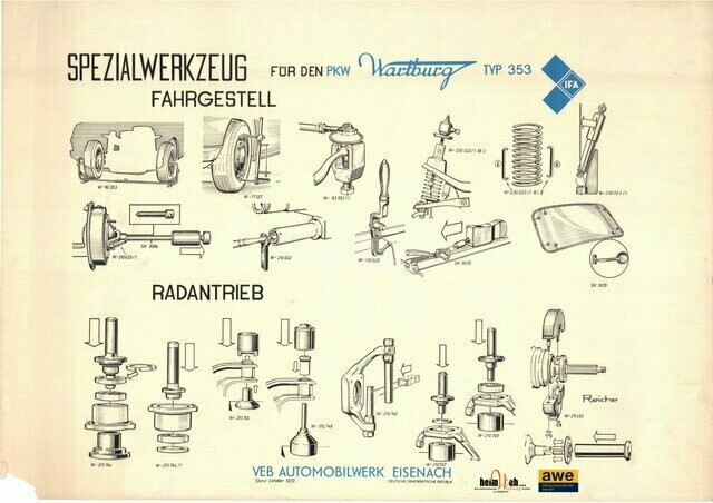 353-Lehrtafel_Spezialwerkzeuge_Fahrgestell 353-Lehrtafel_Spezialwerkzeuge_Fahrgestell