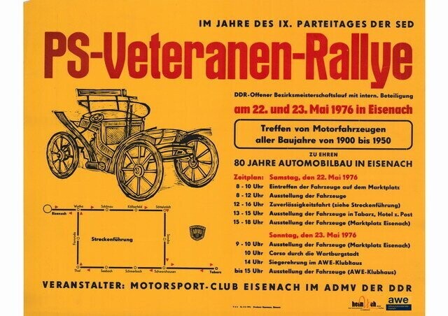 Poster_Verteranenr-Rallye_1976_Eisenach Poster_Verteranenr-Rallye_1976_Eisenach