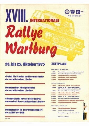 Poster_Rallye_Wartburg_1975_XVIII Poster_Rallye_Wartburg_1975_XVIII