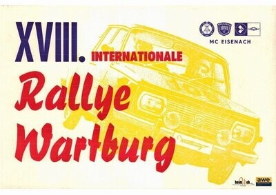 Poster_Rallye_Wartburg_XVIII