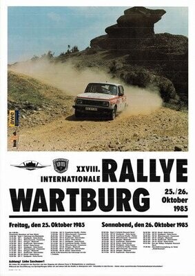 Poster_1985_XXVIII_Rallye_Wartburg_