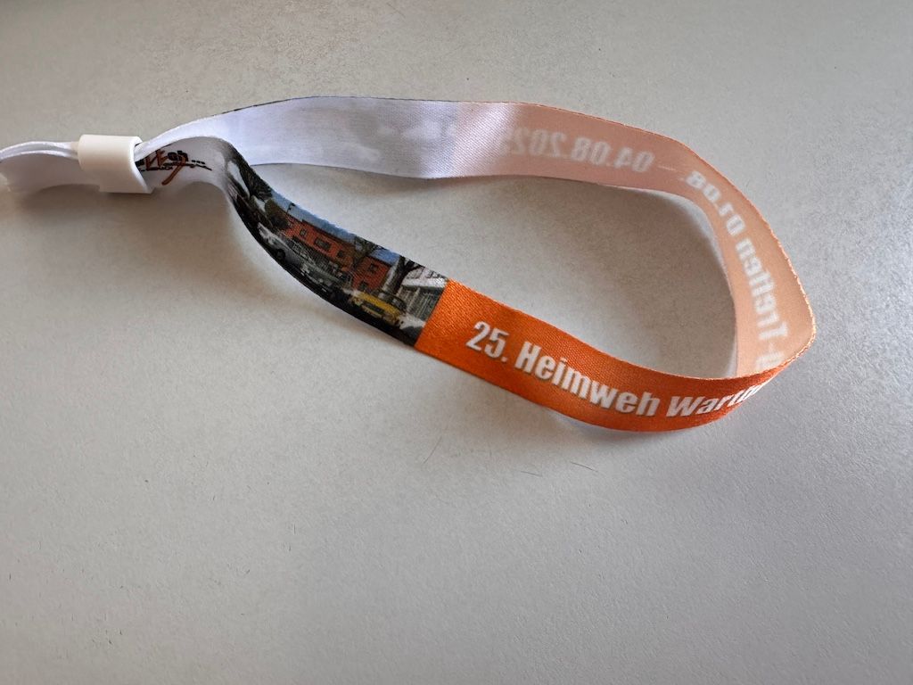 Heimweh das Einlassband/Besucherband 2025