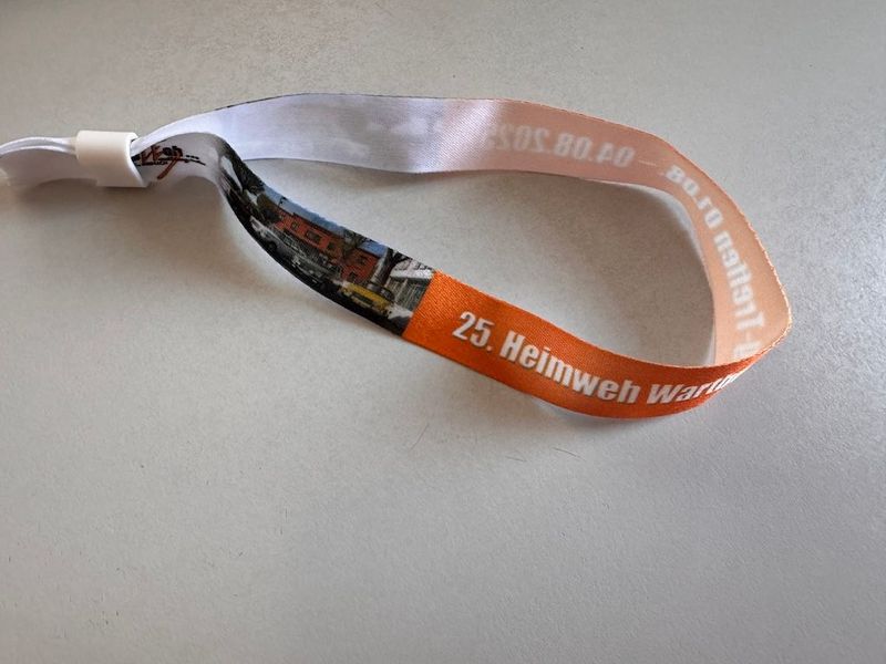 Heimweh das Einlassband/Besucherband 2025