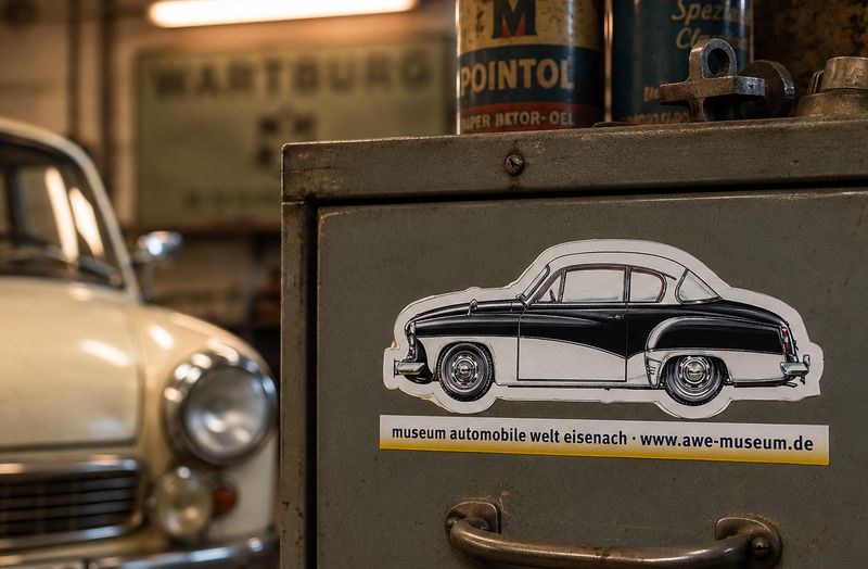 Aufkleber Wartburg 311 Coupe Werner Reiche Aufkleber Wartburg 311 Coupe Werner Reiche
