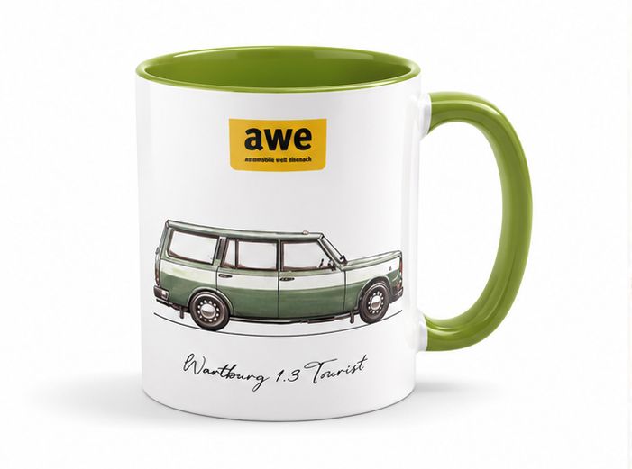 Tasse Werner Reiche (2) Wartburg 1.3 Tourist Tasse Werner Reiche (2) Wartburg 1.3 Tourist