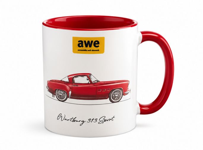 Tasse Werner Reiche (1) Wartburg 313 Sport